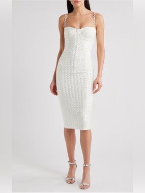 nadine merabi penelope ivory dress NADINE MERABI | Dresses | Nadine Merabi Penelope Ivory Dress Size Sm